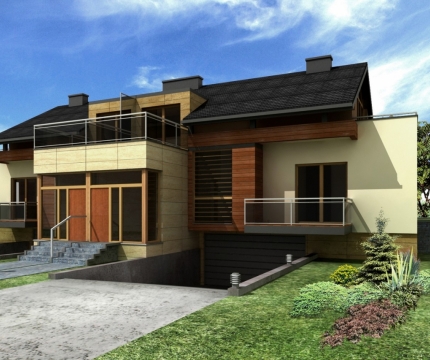 Kraków - budynki jednorodzinne